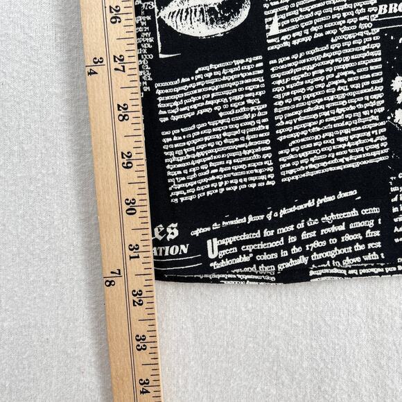 REFORMATION Sorrenti Pants Women 4 Black White Zine Magazine Newspaper Print NEW - Picture 16 of 16